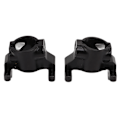 Miniatyrbillede 7 af 8: 1 par aluminiumslegering forreste C-sæde CNC C-hub til Axial RBX10 Ryft 1/10 RC Crawler bilreservedele Sort