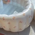 Miniatyrbilde 5 av 8: Oppblåsbar babybadekar i tegneserieform, sklisikkert, tykk PVC-vask, badekar for barn
