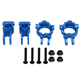 Miniatyrbillede 1 af 8: Metal Front C Hubs Spindelbærer med Bageste Navbærere til Losi Lasernut U4 1/10 RC Bil Blå