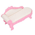 Miniatyrbillede 7 af 8: 1:12 skala dukkehus sofa miniature indretning simulation dukkehus møbler sofa til stue