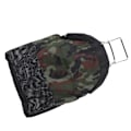 Miniatyrbillede 3 af 8: Fiskenet Taske Mesh Taske Rustfrit Stål Fjeder Nylon Camouflage Foldbar Stor Kapacitet Holdbar Oxford Klud Enhåndsbetjening til Fiskeri Dykning