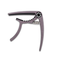 Miniatyrbilde 1 av 8: Enkelhånds Quick Change Metal Guitar Capo Clamp for folkeakustiske gitarer mørkebrun