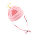 Miniatyrbillede 2 af 8: Babysikkerhedshjelm Forebygger Fald Blød Justerbar Toddler Hovedbeskyttelseshat til Krybning Gang Bamboo Dragonfly Pink