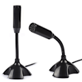 Miniatyrbillede 7 af 8: Minikondensator USB 2.0 Mikrofon Fleksibel Desktop Stand Mic til PC Laptop