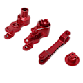 Miniatyrbilde 5 av 8: RC Styresett i Aluminiumlegering CNC Dekorativ Kompakt Lett RC Tilbehør for TRAXXAS 1/5 RC Bil Rød