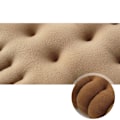 Miniatyrbillede 8 af 8: Stolesæde Pude Tyk Blød Elastisk Komfortabel Biscuit Form Plys Stolesæder til Kontor Spisestue Sofa Brun 40x45cm