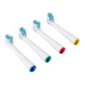 Miniatyrbilde 3 av 8: 4 STK elektrisk tannbørste erstatningshode myke børster for Oral B Braun D10 D16 DB4510 DB4010