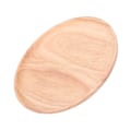 Miniatyrbilde 3 av 8: Rund serveringsbrett i gummitre for middag, te, frukt, snacks og matlagring, 20 cm