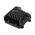 Miniatyrbillede 7 af 8: RC Diff Cover Sort Messing Aksel Cover Rust Slidbestandig RC Opgradering Reservedele til RC Crawler Bil