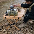 Miniatyrbilde 6 av 8: Oppbevaringspose for kassettkomfyr GS 600, multifunksjonell lerretspose for gasskomfyr med dobbel sikkerhetsspenne