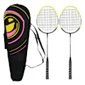 Miniatyrbilde 1 av 8: 1 Par Grønt Badmintonsett - Stilig, Lett, Komfortabelt Grep, Sklisikkert Badmintonracket