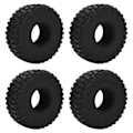 Pikkukuva 3 / 8: 4 kpl 120 mm RC-renkaita, joustavat, vahva vaimennuskyky, kevyt, yleiskäyttöiset kauko-ohjattavat autotarvikkeet