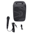Pikkukuva 1 / 8: Bluetooth 5.0 Kaiutin Mini Kannettava LED Langaton Kaiutin FM-radiolla Karaoke-juhliin
