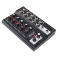 Miniatyrbilde 6 av 8: MIX5210 lydmikser digital mikser 10-kanals kompakt studiomikser Keyboards mikser for hjemmestudioopptak 100‑240V EU-plugg