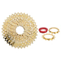 Pikkukuva 1 / 8: ZTTO maastopyörä 10 Speed ​​11T-36T Golden Bicycle Freewheel -lisävaruste XT SLX -vauhtipyörälle