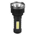 Miniatyrbild 8 av 8: Utomhusbelysning Ficklampor Dubbel Lampdesign Lättvikt Bärbar Vattentät USB-laddning LED Långdistansficklampor