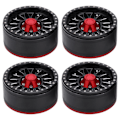 Pikkukuva 5 / 8: 4kpl RC Metal Wheel Hubs cap Traxxasille / Axial / Hsp / Redcat / Tamiya / Hpi RC Crawler
