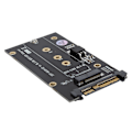 Pikkukuva 6 / 8: NGFF M.2 Key M SSD - SFF-8639 -sovittimen piirilevyn emolevyn vaihto Ultrabook Mini SATA:lle
