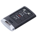 Miniatyrbillede 8 af 8: Smart Key 5-Knaps med Lille Nøgle M3N5WY7777A Erstatning for Cadillac CTS 2008-2013
