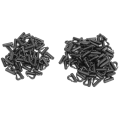 Miniatyrbillede 3 af 8: 120 stk. Gaffel drejer Spinner Snaps Sort fiskegrej Hurtigt skift tilbehør