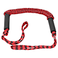 Pikkukuva 6 / 8: Boat Bungee Dock Lines Elastinen Wharf Rope PE Joustava kiinnitys Marine Boat Bungee Rope Punainen ja musta aaltoilu