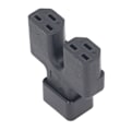 Miniatyrbild 6 av 8: IEC320 C20 till Dual IEC320 C21 Power C20 Hane till Dual C21 Hona 1 in 2 Out AC Power Adapter för PDU Server 125V-250V