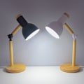 Miniatyrbillede 5 af 5: LED-bordlampe Trinløs Justerbar Øjenplejebord Sengelampe Bærbar LED-læselampe til studier Kontor Justerbar vinkel Mattsort