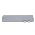 Miniatyrbild 8 av 8: Dockningsstation 10Gbps 5Gbps USB3.0-gränssnitt Minneskortläsare Lättviktig Portabel Typ C Hub för MacBook Grå