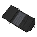 Miniatyrbillede 2 af 8: 7,2W Solpanel Foldebart Bærbart Solar Opladerpanel med USB Interface til Telefonopladning Sort