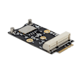 Miniatyrbilde 4 av 8: M.2 til Mini PCIE-adapter A/E-nøkkel 3G 4G WIFI-modul med utvidelseskort for SIM-kortspor