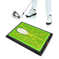 Miniatyrbillede 1 af 5: Golfswing træningsmåtte sporingsmåtte slagmåtte golfslagmåtte rekordspor