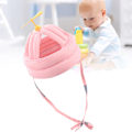Miniatyrbillede 6 af 8: Babysikkerhedshjelm Forebygger Fald Blød Justerbar Toddler Hovedbeskyttelseshat til Krybning Gang Bamboo Dragonfly Pink