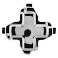 Miniatyrbilde 6 av 8: Fargerike skrutrekkersett-knapper, reservedeler for Xbox One-kontroller (sølv)