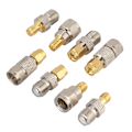 Miniatyrbilde 5 av 8: 4 stk bærbar messing antennekontakt F til SMA Radio Converter Adapter