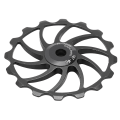 Miniatyrbillede 2 af 8: MEIJUN 16T cykelbagskifter MTB landevejscykler Keramisk lejeskive Styrehjulsdele Sort
