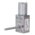 Miniatyrbillede 1 af 8: DC-gearmotor med stort drejningsmoment, messing spole, CW CCW selvlåsende snekkegear motor M6 DC24V 210RPM