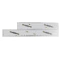 Miniatyrbillede 7 af 8: Marine Navigation Parallel Ruler Klar Skala Høj Nøjagtighed Transparens Båd Skib Tegning Parallel Ruler 450mm/17.71in