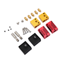 Miniatyrbild 7 av 8: 2-pack Hot End Extruder Munstycke Kit Hög Precision Anodiserad Frostad 3D-skrivare Extruder Hotend Kit för Ender 3 Ersättning