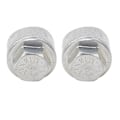 Miniatyrbillede 6 af 8: 1 Par ilt-svejsemuffe til iltsensor M18 X 1,5 mm, hakket montering, med zinkbelagt prop til bil