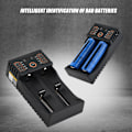 Miniatyrbilde 2 av 8: Liitokala Lii-202 USB-batterilader for 18650 / 18490 / 18350 / 17670 / 17500 / 16340(RCR123)