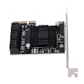 Miniatyrbillede 2 af 8: Sata Udvidelseskort Letvægts Bærbar ASM Chip 5 Tilslutningsterminaler PCB Udvidelseskort