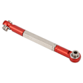 Miniatyrbillede 6 af 8: 1:12 Styrekoblingssæt Aluminiumslegering Link Trækstang RC Tilbehør til MN86K RC CarRed