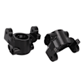 Miniatyrbillede 6 af 8: 1 par aluminiumslegering forreste C-sæde CNC C-hub til Axial RBX10 Ryft 1/10 RC Crawler bilreservedele Sort