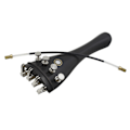 Pikkukuva 3 / 8: 3 in 1 Ebony Tailpiece ja köysihienovirittimet -setti 4/3 4/4 viulun varaosalle