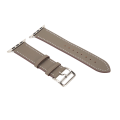 Miniatyrbillede 8 af 8: Smart Watch Band Urrem Læder Smart Watch Tilbehør til IOS Watch Series SE 8 7 6 5 4 3 2 1 42mm 44mm 45mm Grå