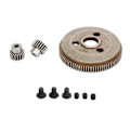 Pikkukuva 3 / 8: 1/10 RC-auton hammaspyörä 86T 19T 21T Teräs RC-vaihde Traxxas Slash 2WD:lle