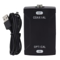 Miniatyrbilde 2 av 8: Koaksial optisk omformer Digital lydomformer Toveis SPDIF optisk lydadapter Repeater