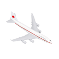 Miniatyrbild 4 av 8: Legering Flygplansmodell Dekorativ Simulerad Modell av Passagerarflygplan med Stativ för Barn och Vuxna