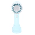 Miniatyrbillede 2 af 8: Mini Håndholdt Ventilator USB Opladning 2200mAh Batteri Bærbar Håndholdt Ventilator med Halvleder Køleplade til Sommer Himmelblå