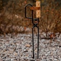 Miniatyrbilde 2 av 8: Vedklyper med bøkehåndtak, jernklemme, høy temperaturbestandighet, ildklyper for utendørs vedklyper